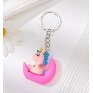 Colorful Cartoon Unicorn 🦄 Keychain  *2/12$